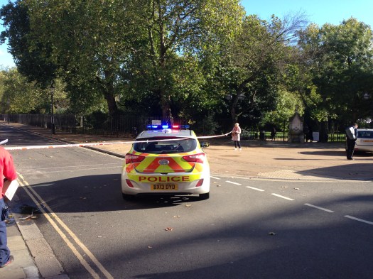 Police cordon Lincoln's Inn Fields